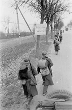 WW2 WWII Photo World War Two / French Soldiers in Germany in 1945 3rd French
