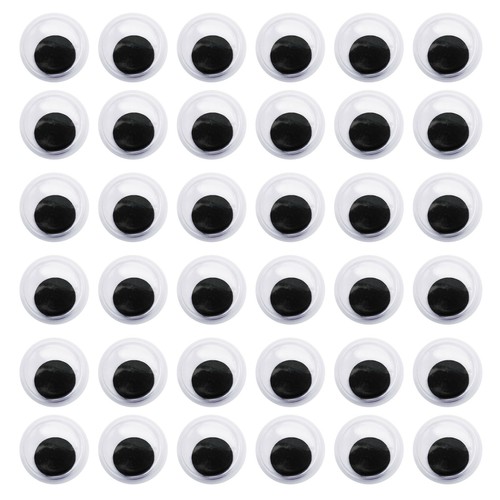 500PCS 6-12mm Assorted Plastic Googly Wiggle Eye Sticker for Teddy Bear Doll DIY - Picture 6 of 12