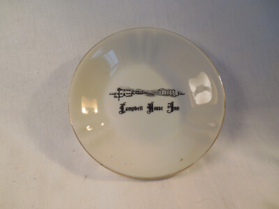 #ad #ad Campbell house inn porcelain ashtray $17.50