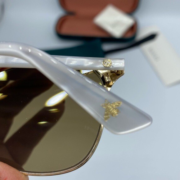 GUCCI Endura Gold 55mm Clubmaster Cat Eye Sunglasses NEW New GUCCI Endura Gold 55mm Clubmaster Cat Eye Sunglasses  main image 4