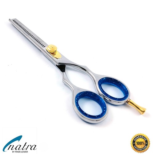 2x Ciseaux pour Cheveux Paire de à Effiler Coiffeur Coupe NATRA - Photo 5/12