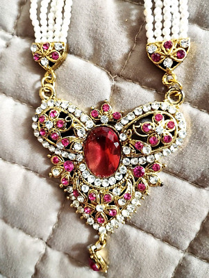 Colorful gold plated Fashion Jewelry  Necklace from India,Women.Wedding,Present