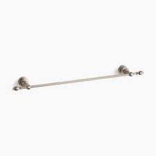 KOHLER K-6826-BV IV Georges Brass 24" Towel Bar, Vibrant Brushed Bronze NEW