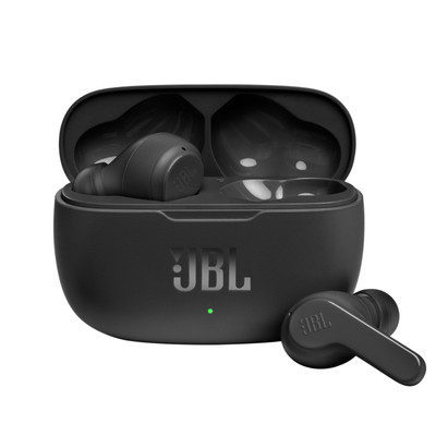 JBL Wave 200TWS Bluetooth In-Ear-Kopfhörer Headset Mikrofon Bass - Schwarz Weiß