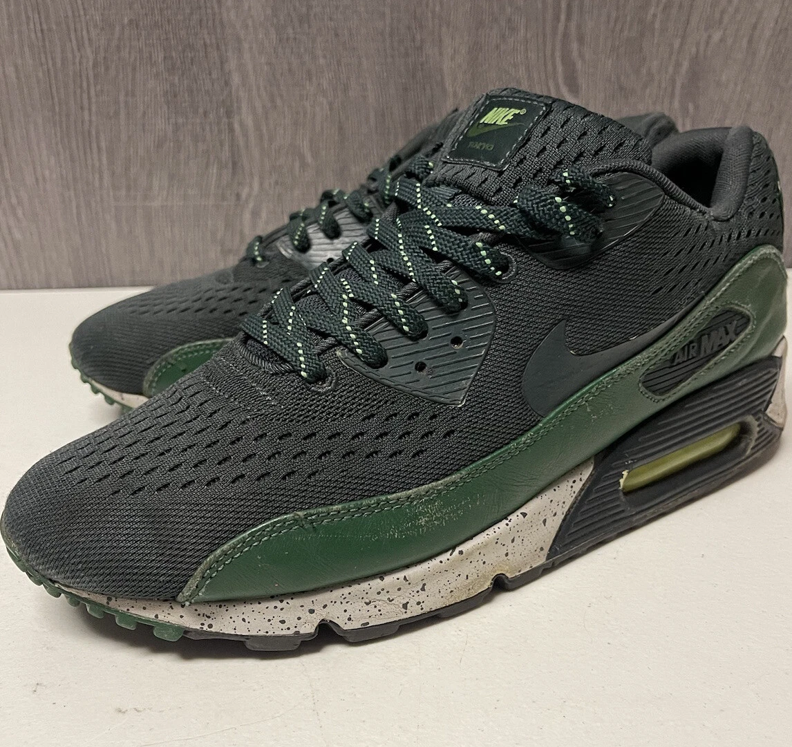 NIKE AIR MAX 90 Mens Sz 10.5 Engineered Mesh Tokyo Seaweed Green 