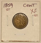 1859 Indian Cent Extra Fine Condition !!