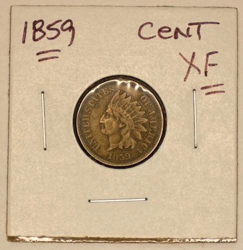 1859 Indian Cent Extra Fine Condition !!