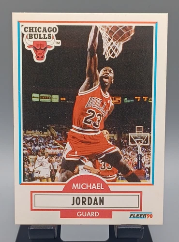 Michael Jordan 1990-91 Fleer Card #26 Chicago Bulls 90-91 NM Condition!