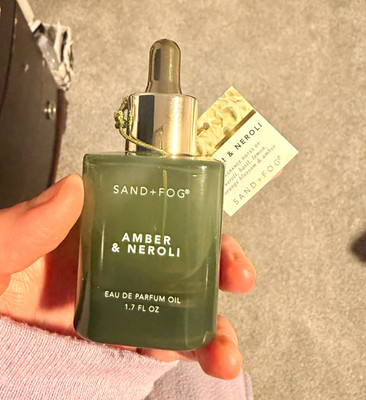SAND+FOG Amber & Neroli Eau de Parfum Oil, Regular Size 1.7 fl oz