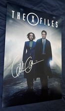 Gillian Anderson Signed 12x18 Photo The X Files Dana Scully