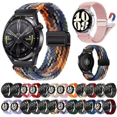 Magnetic Braided Band Strap For Huawei Watch GT 4 46mm GT 3/2 46/42mm Watch 4 3