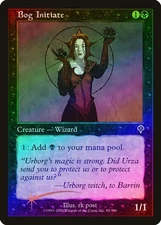 Bog Initiate FOIL Invasion NM Black Common MAGIC THE GATHERING CARD ABUGames