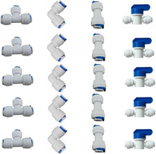 1/4" OD Quick Connect Push in to Connect for RO Water Reverse Osmosis System Wat