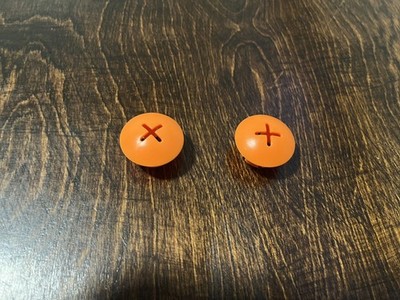 Lovevery Mosaic Button Board Peg Replacements | Orange Pegs
