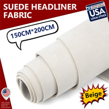 200CM x 150CM Suede Headliner Fabric 60" W Car Roof Liner Replacement Foam Back