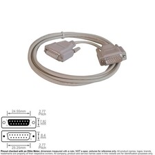 Cable Sound Card Game Port MIDI D-Sub DB15 DB 15 Pin Female Male Extension 6FT