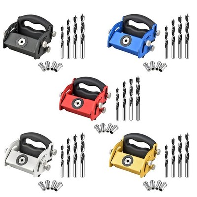 Adjustable 0-90° Pocket Hole Jig Oblique Hole Locator Woodwork Punching Position