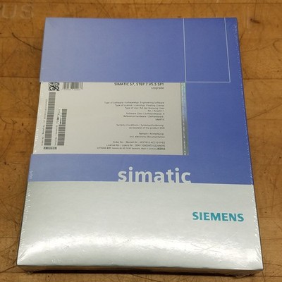 Siemens Simantic S7, Step 7 V5.5 SP1 PLC Software Upgrade, 6ES7810-4CC10-0YE5