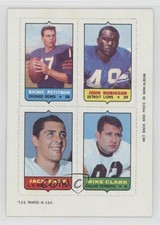 1969 Topps Mini-Cards (4-in-1) Richie Petitbon John Robinson Jack Snow 0i4d