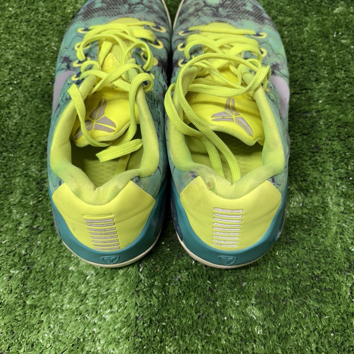 Nike Kobe EM Easter Low Top Green Yellow Mesh Basketball Shoes 11.5 646701-300 Mint- Nike Kobe 9 Low EM Easter Turbo Volt IX Elite 646701  main image 4