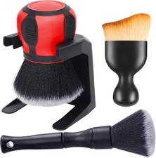 Ultra Soft Bristles Detailing Brushes, Curveball XL Synthetic Brushes, Red
