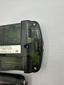 WonderSwan Clear Black Console Screen Damage Works Still