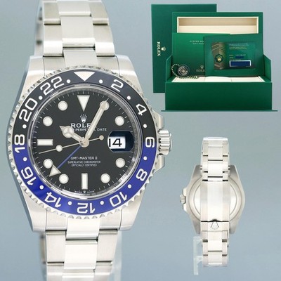 APRIL 2026 NEW PAPERS Rolex 126710BLNR GMT Master II Batman Blue Oyster Watch