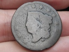 1816-1835 Matron Head Large Cent Penny- Mature Head
