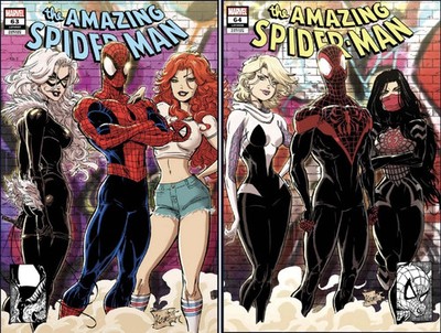 Amazing Spider-Man 63 & 64 Kaare Andrews Exclusive Connecting Variants NM 2-pack