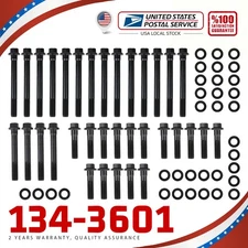 Head Bolt Studs Kit For Chevrolet Small Block 6-Point Hex For Chevy SBC 134-3601