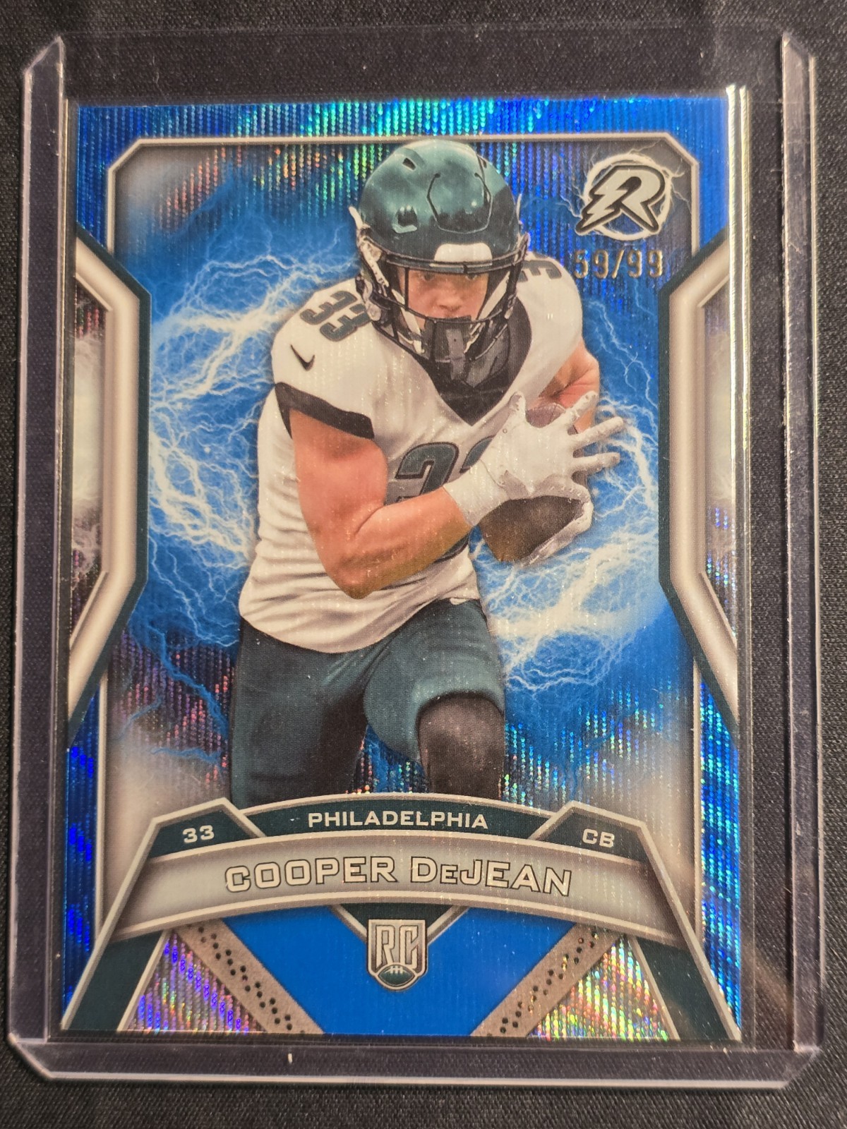 2024 Topps Resurgence Cooper DeJean RC Blue Surge #179  59/99 Eagles Iowa