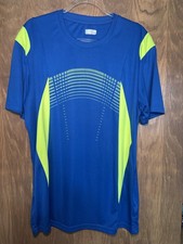 Performance Polo Men Golf Stretch Short Sleeve Striped Dry Fit Moisture Wick XL