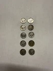 Silver Mercury Dime Lot of 10