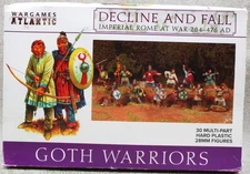 28mm Ancients GOTH WARRIORS x30 Decline and Fall Wargames Atlantic 33873