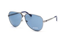 Guess GU00069 09V Silver Metal Aviator Sunglasses Frame 61-11-140