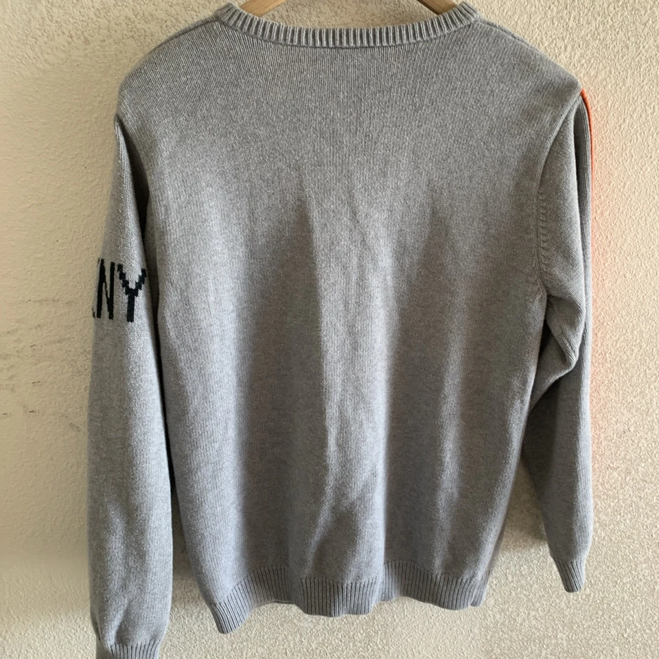 Suéter DKNY XL Gris Con Naranja Foto 4 de 4