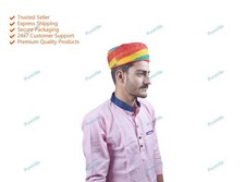 Printed Rajasthani Turban ,Jodhpuri Safa Traditional Bandhej Printed