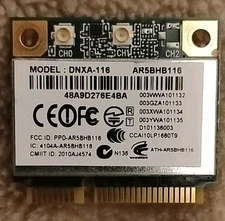 DNXA-116 AR5BHB116 AR9382 DUAL BAND 2.4GHz 5GHz 2X2 802.11 a/b/g/n  WiFi Card 