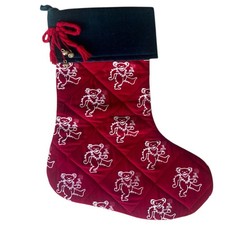 Vintage GRATEFUL DEAD Dancing Bear CHRISTMAS STOCKING 1993 Jerry Garcia RARE 