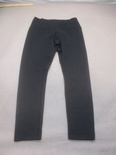 Zella Size M Womens Black Compression Pull On Athletic Cropped Leggings 506