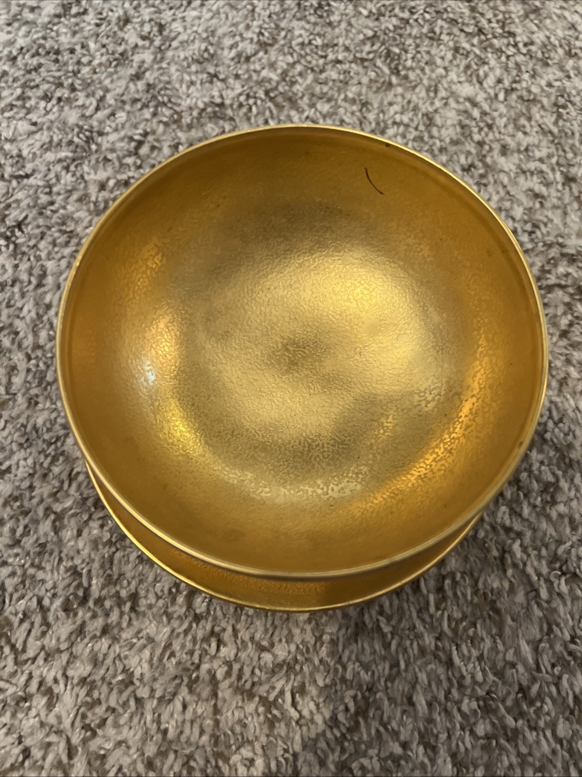 VTG Decorative gold 5.5" plate and bowl (or cup?) w/feet set