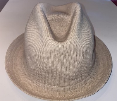 Kangol Tropic Player 6371BC Beige Trilby Hat XL 