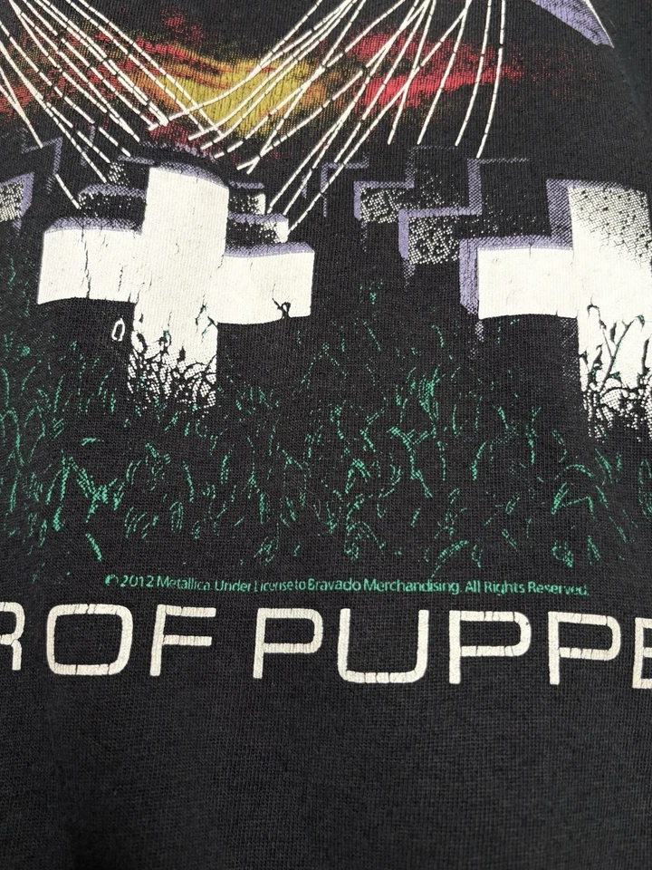 Bravado METALLICA Master Of Puppets Distressed Metal Band Sweatshirt Size M - Image 3 of 4