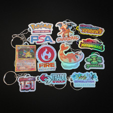 Custom Binder Tag/Keychain for TCG Binders – Holographic, Choose Colour/Design