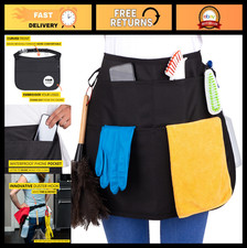Waterproof Housekeeping Cleaning Apron with 5-Pocket Caddy Belt - Durable  Prac