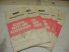 Massey Ferguson Genuine Parts And Accessories Paper Bags, Lot of 5, 16-1/4" High