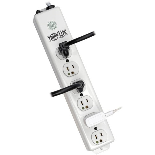 Tripp Lite Safe-IT Power Strip Hospital Medical Antimicrobial 120V 5-15R-HG 6 - 第 5/6 張圖片