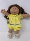 Vintage Cabbage Patch Kids Doll Yellow Ducky Dress NWT Coleco Yarn Hair