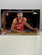2025-26 Topps Chrome Basketball Asa Newell RC Rookie Base Atlanta Hawks