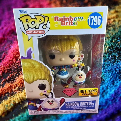 Rainbow Brite With Sprite Hot Topic Exclusive # 1796 (Nib) With Pop Protector - Picture 1 of 7